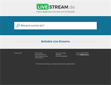 Tablet Screenshot of livestream.de